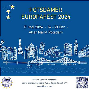 Potsdamer Europafest - 17. Mai 2024, 14-21 Uhr, Alter Markt Potsdam